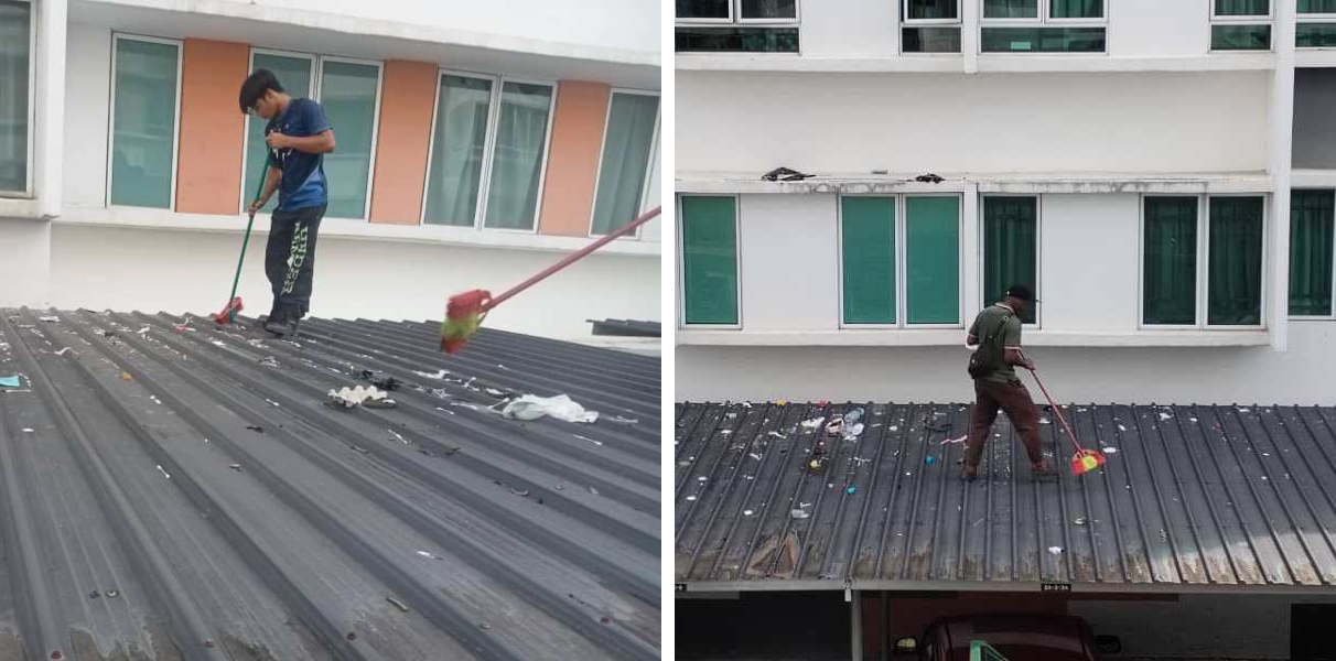 Maintenance Work - Roof Cleaning (1)