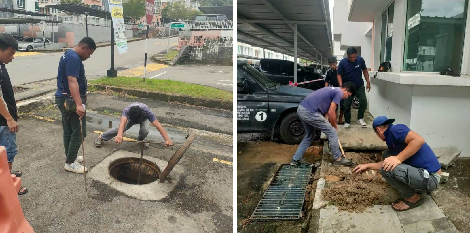 Maintenance Works - Poly Pipe Rectification at Block 2U (22/10/2024)