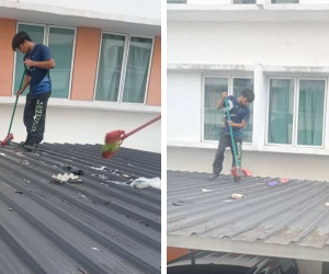 Maintenance Work - Roof Cleaning (2)