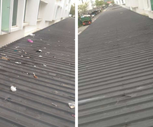 Maintenance Works - Cleaning Roof Top (15/11/2024)