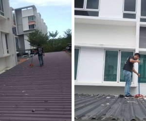 Maintenance Works - Roof Cleaning at Block 3G &amp; 3E (03/10/2024)